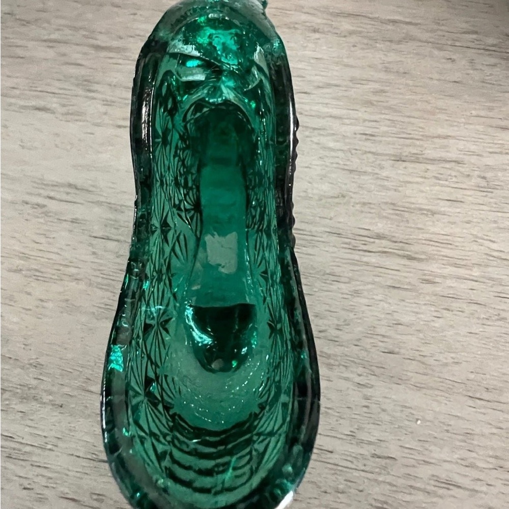 Vintage button & bow kitten slipper similar to Fenton - Picture 4 of 4